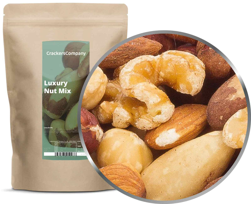 LUXURY NUT MIX ZIP Beutel 500g – ZIP-Beutel