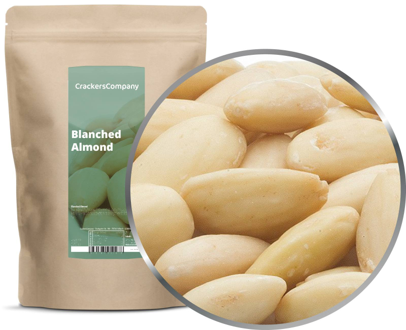 BLANCHED ALMOND ZIP bag 600g – ZIP pouch