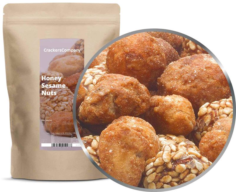 HONEY SESAME NUTS ZIP bag 600g – ZIP pouch