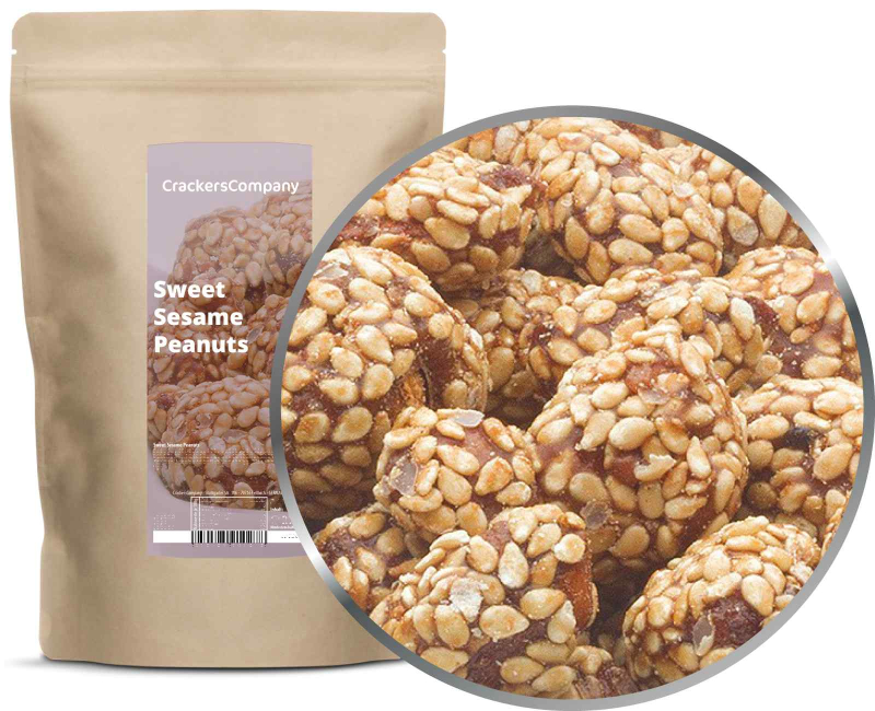 SWEET SESAME PEANUTS ZIP Beutel 500g – ZIP-Beutel