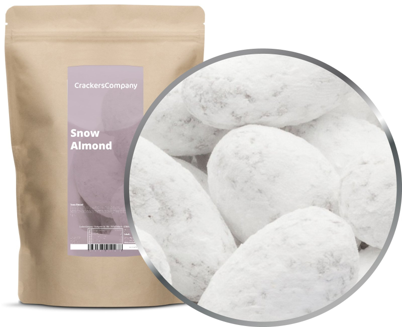 SNOW ALMOND ZIP bag 550g – ZIP pouch