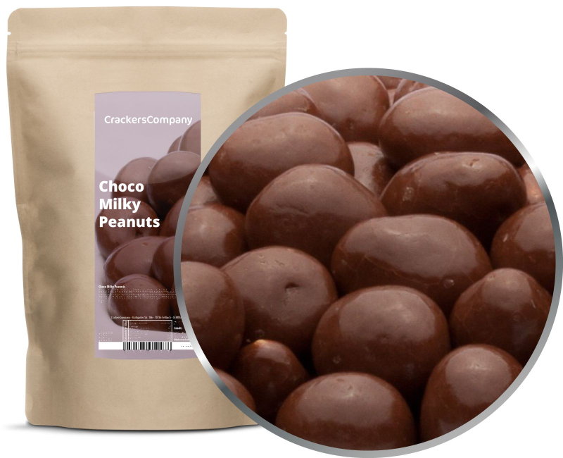 CHOCO MILKY PEANUTS ZIP bag 700g – ZIP pouch