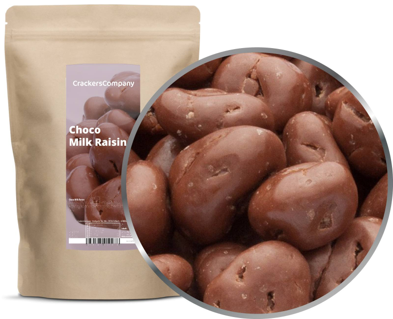 CHOCO MILK RAISIN ZIP bag 750g – ZIP pouch