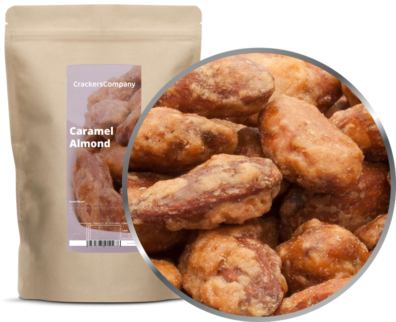 CARAMEL ALMOND ZIP Beutel 550g – ZIP-Beutel