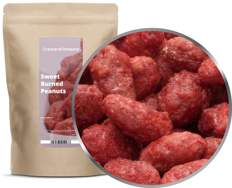 SWEET BURNED PEANUTS ZIP Beutel 500g – ZIP-Beutel