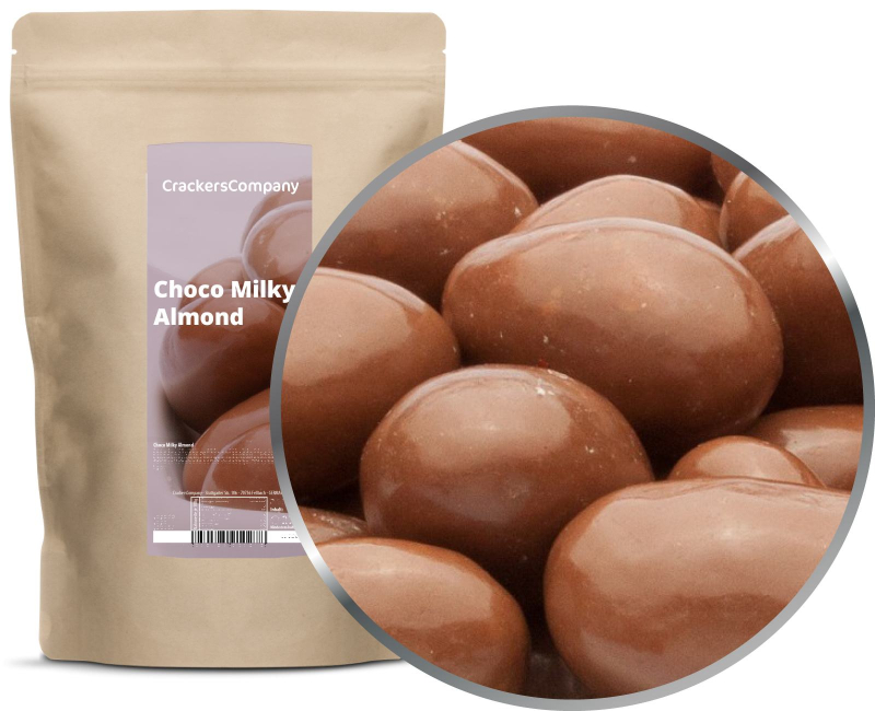 CHOCO MILKY ALMOND ZIP Beutel 700g – ZIP-Beutel