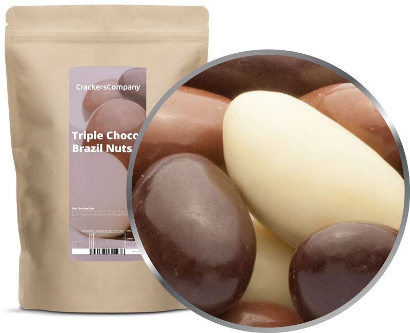 TRIPLE CHOCO BRAZIL NUTS ZIP bag 700g – ZIP pouch