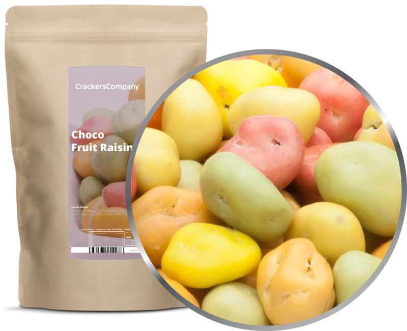CHOCO FRUIT RAISIN ZIP bag 700g – ZIP pouch