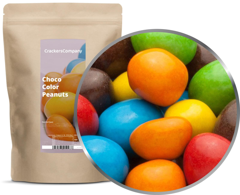 CHOCO COLOR PEANUTS ZIP bag 750g – ZIP pouch