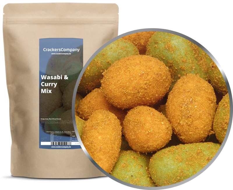 WASABI & CURRY MIX ZIP bag 500g – ZIP pouch