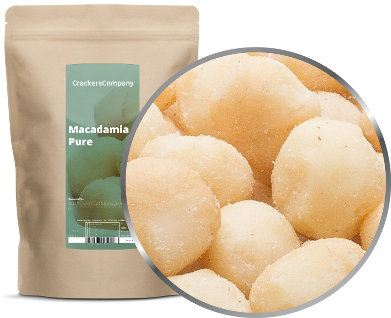 MACADAMIA PURE ZIP bag 500g – ZIP pouch