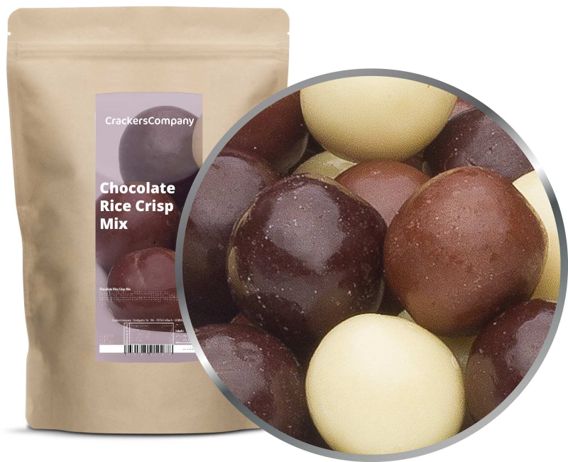 CHOCOLATE RICE CRISP MIX ZIP bag 400g – ZIP pouch