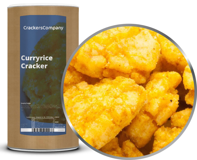 CURRYRICE CRACKER Membrandose groß 250g – Membrandose groß
