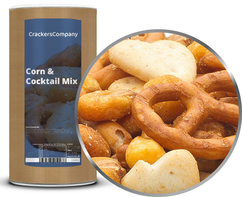 CORN & COCKTAIL MIX  composite can large 350g – Large composite tin