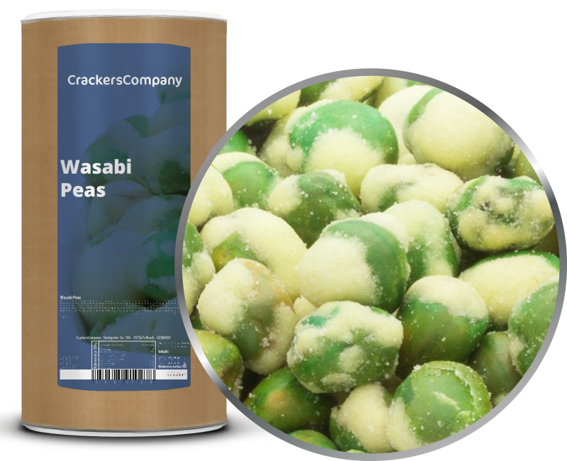 WASABI PEAS Membrandose groß 500g – Membrandose groß