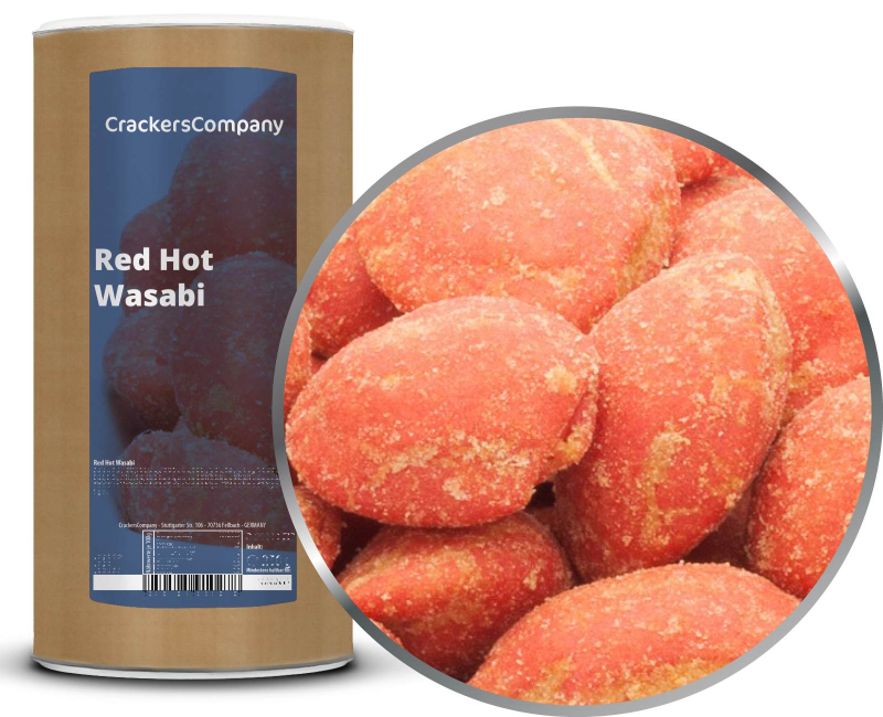 RED HOT WASABI composite can large 500g – Large composite tin