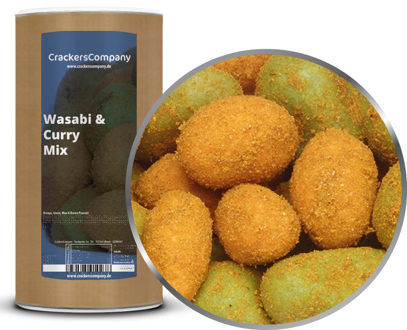 WASABI & CURRY MIX composite can large 600g – Large composite tin