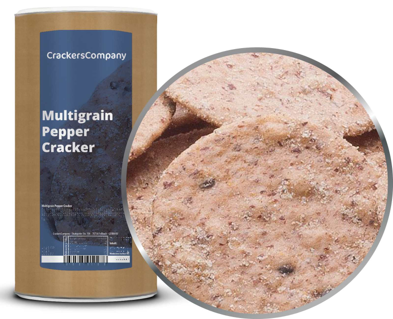 SESAME PEPPER CRACKER  Membrandose groß 200g – Membrandose groß