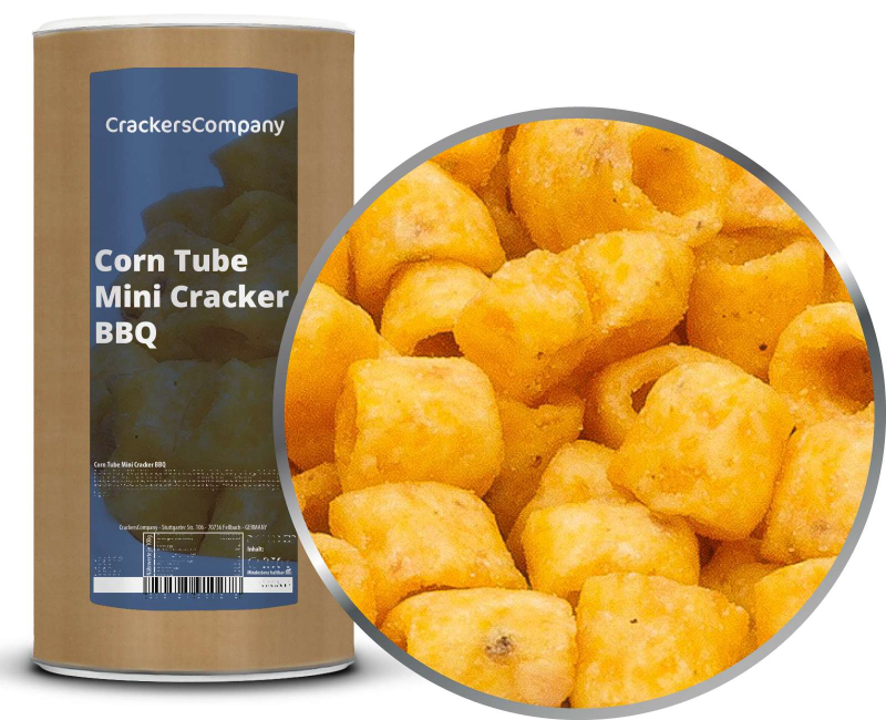CORN TUBE MINI CRACKER BBQ Membrandose groß 350g – Membrandose groß