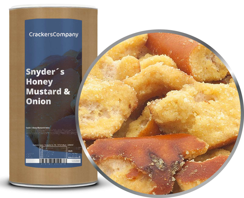 HONEY MUSTARD & ONION PRETZEL composite can large 450g – Large composite tin