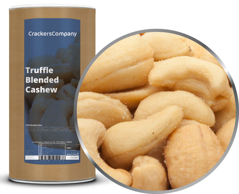 TRUFFLE BLENDED CASHEW composite can large 700g – Large composite tin