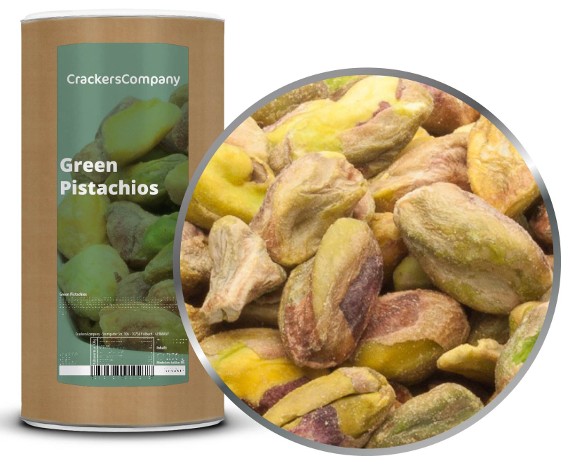 GREEN PISTACHIOS composite can large 600g – Large composite tin