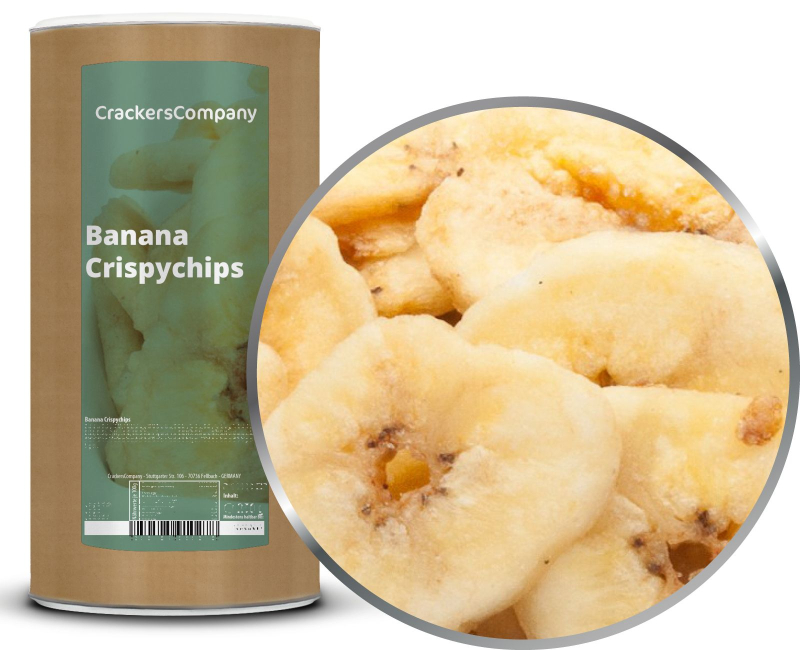 BANANA CRISPYCHIPS Membrandose groß 400g – Membrandose groß