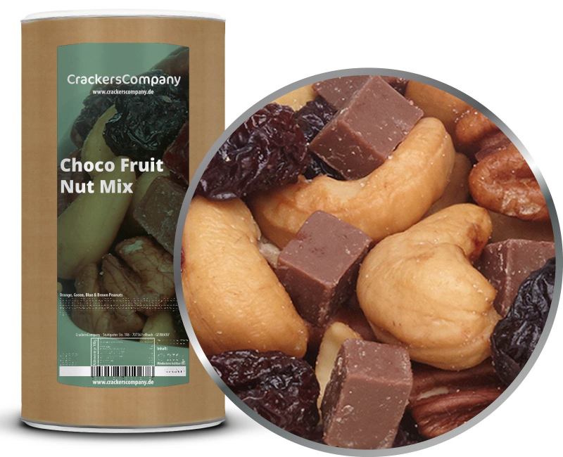 CHOCO FRUIT NUT MIX Membrandose groß 700g – Membrandose groß