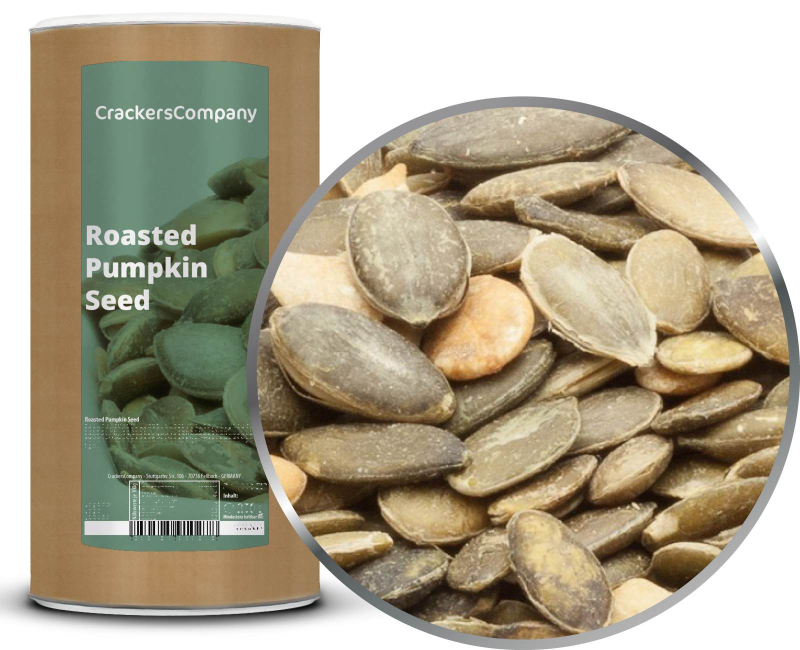 ROASTED PUMPKIN SEED composite can large 600g – Large composite tin