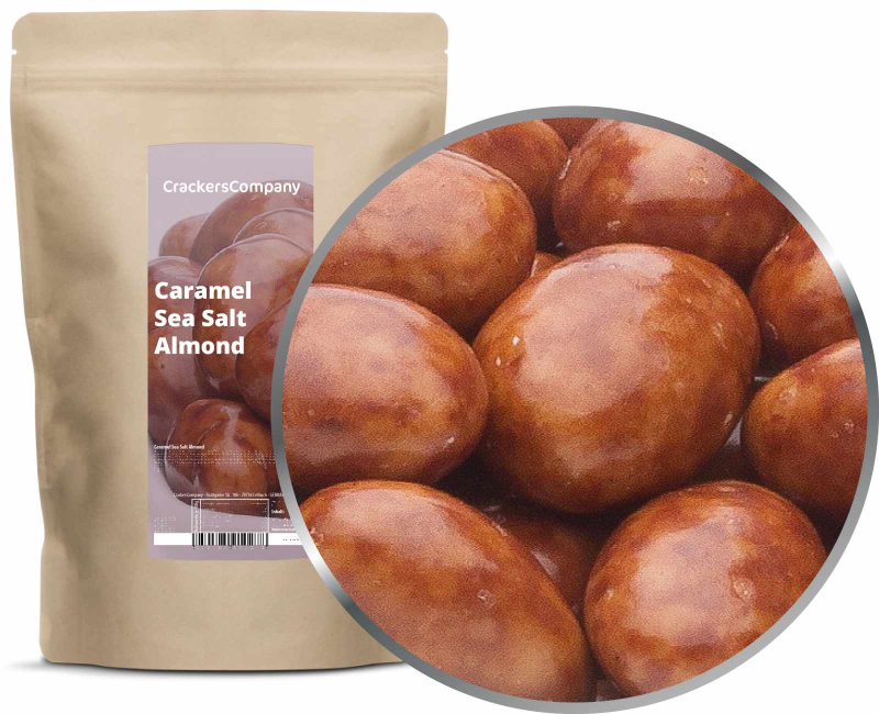 CARAMEL SEA SALT ALMOND ZIP Beutel 750g – ZIP-Beutel