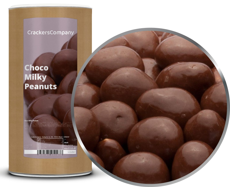 CHOCO MILKY PEANUTS composite can large 850g – Large composite tin