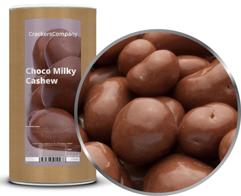 CHOCO MILKY CASHEW composite can large 900g – Large composite tin