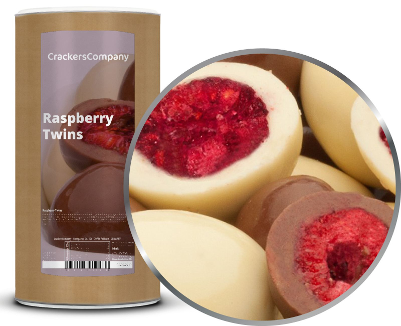 RASPBERRY TWINS Membrandose groß 700g – Membrandose groß