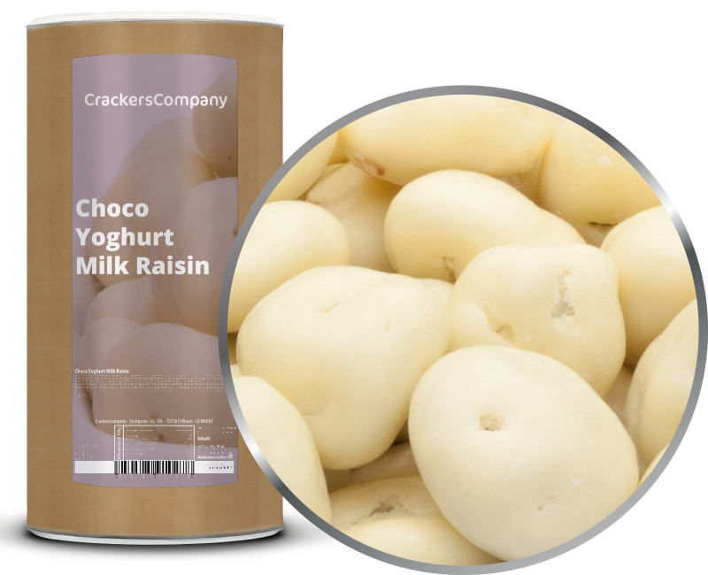 CHOCO YOGHURT MILK RAISIN composite can large 1kg – Large composite tin