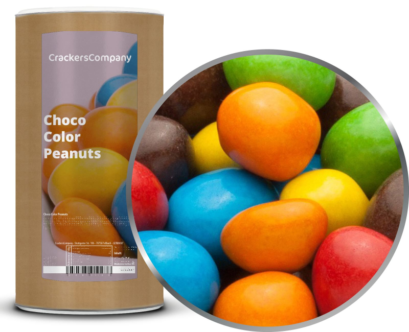 CHOCO COLOR PEANUTS composite can large 950g – Large composite tin