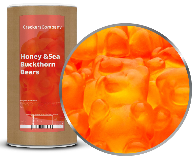 HONEY & SEA-BUCKTHORN BEARS composite can large 1,05kg – Large composite tin