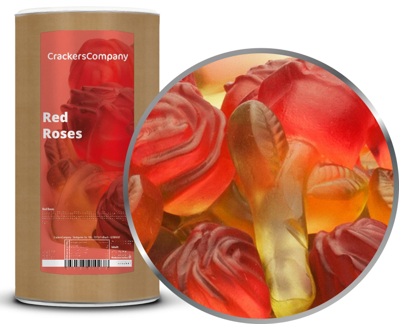 RED ROSES Membrandose groß 1,05kg – Membrandose groß