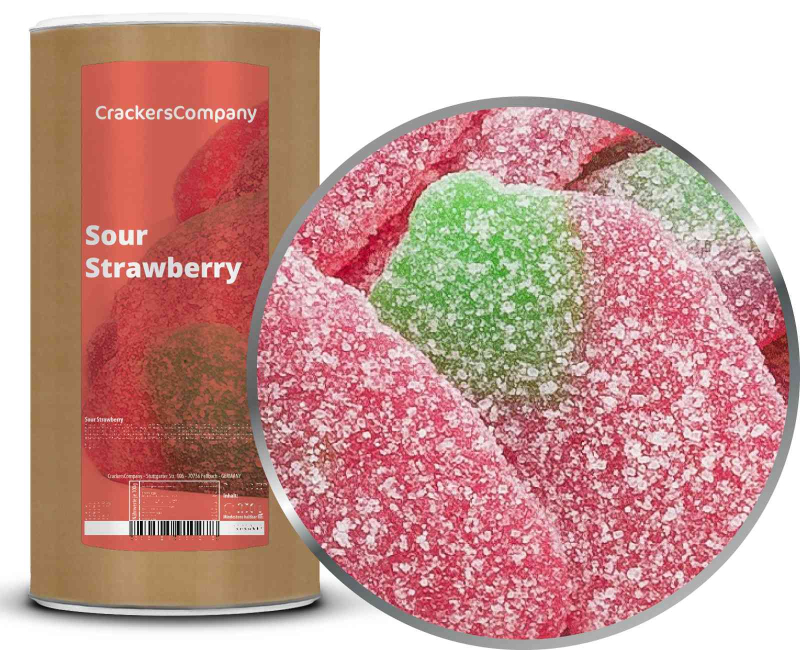 SOUR STRAWBERRY composite can large 800g – Large composite tin
