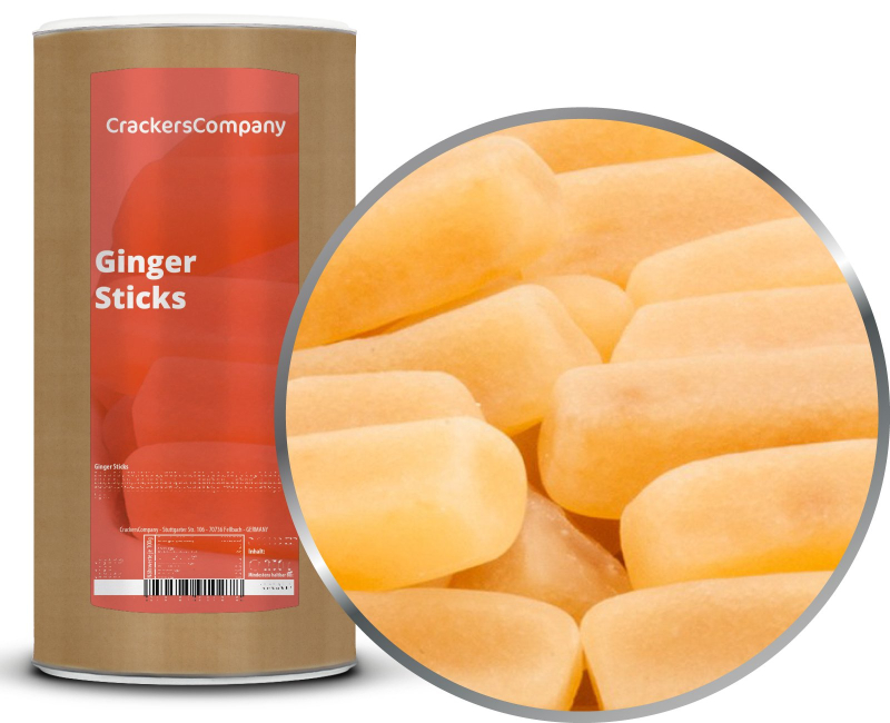 GINGER STICKS Membrandose groß 850g – Membrandose groß