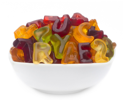 ALPHABET & NUMBERS GUM