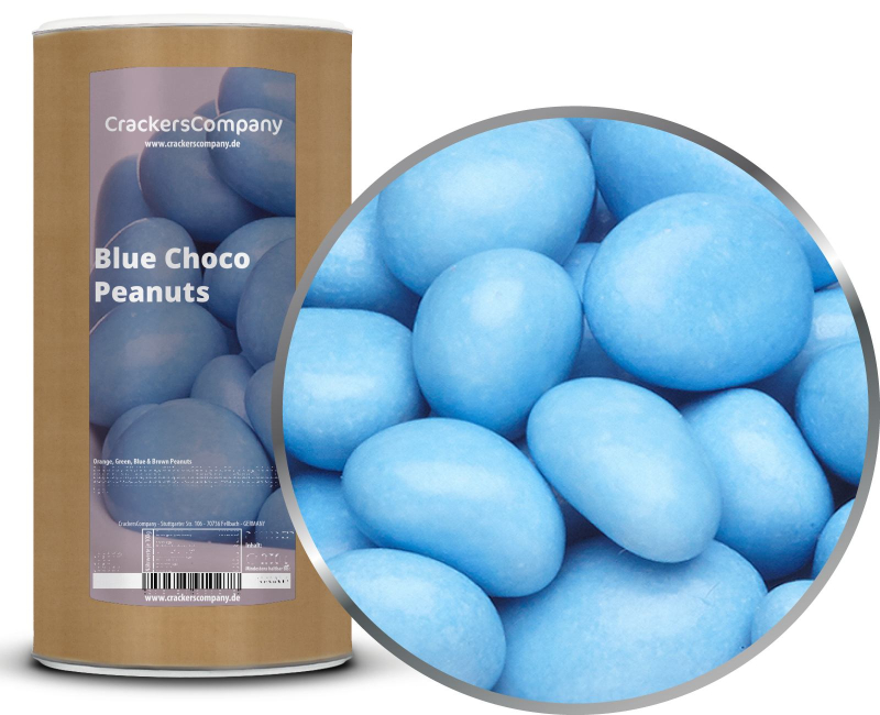 BLUE CHOCO PEANUTS composite can large 950g – Large composite tin