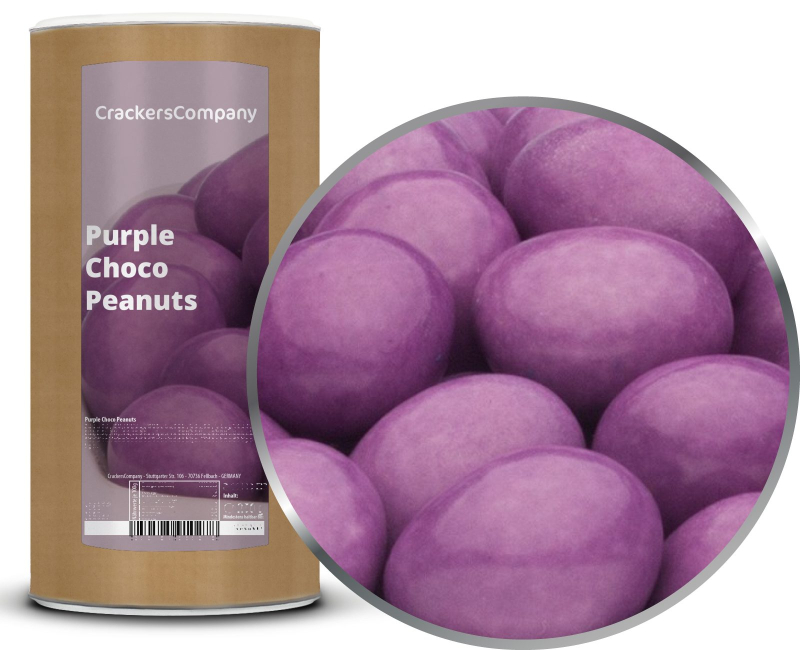 PURPLE CHOCO PEANUTS composite can large 950g – Large composite tin