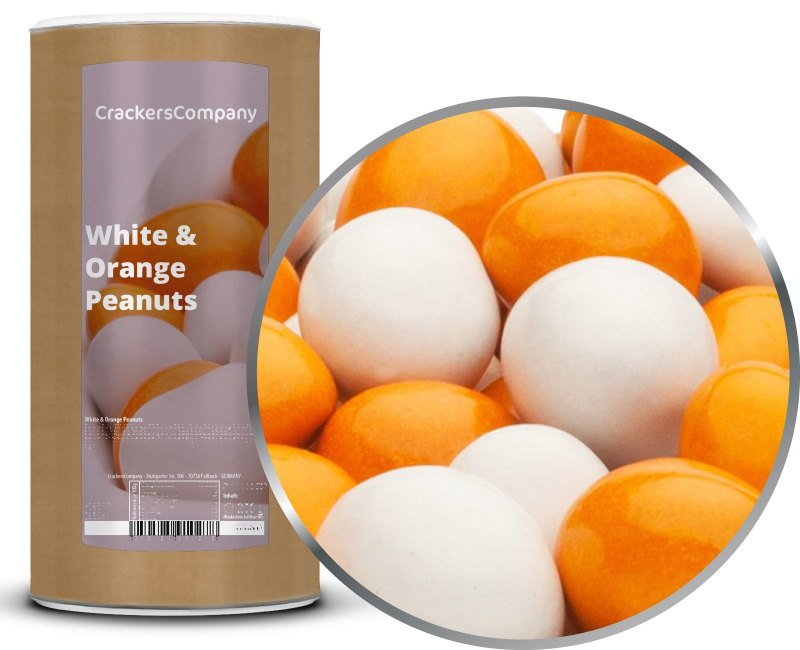 WHITE & ORANGE PEANUTS composite can large 950g – Large composite tin