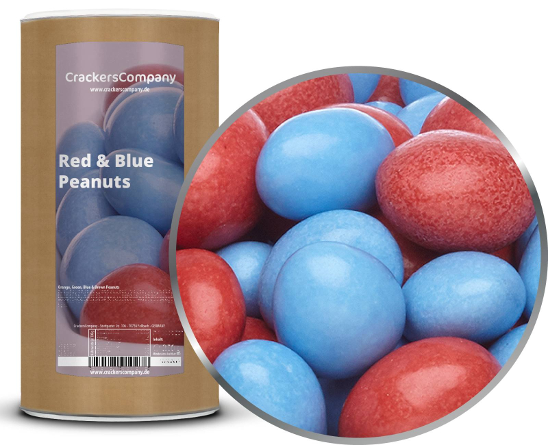 RED & BLUE PEANUTS composite can large 950g – Large composite tin