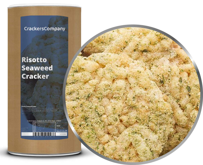 RISOTTO SEAWEED CRACKER composite can large 200g – Large composite tin