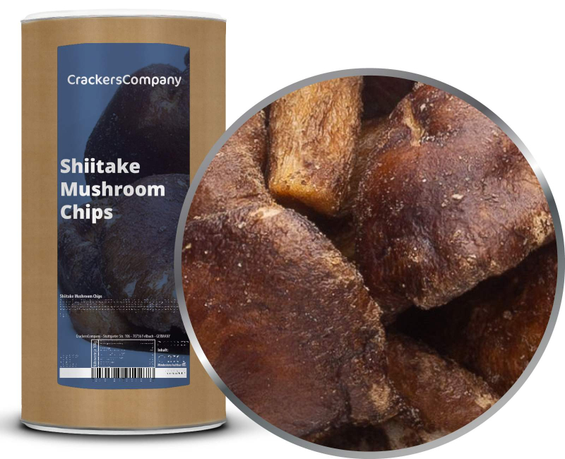 SHIITAKE MUSHROOM CHIPS Membrandose groß 250g – Membrandose groß