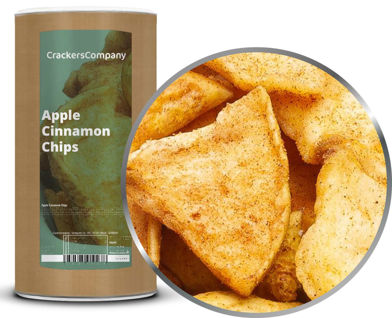 APPLE CINNAMON CHIPS Membrandose groß 200g – Membrandose groß