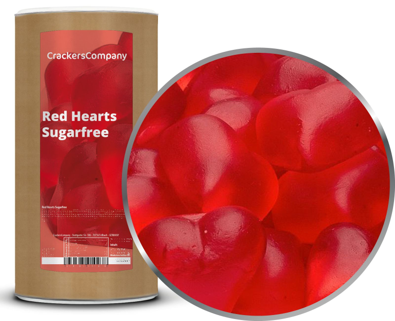 RED HEARTS SUGARFREE composite can large 1,2kg – Large composite tin