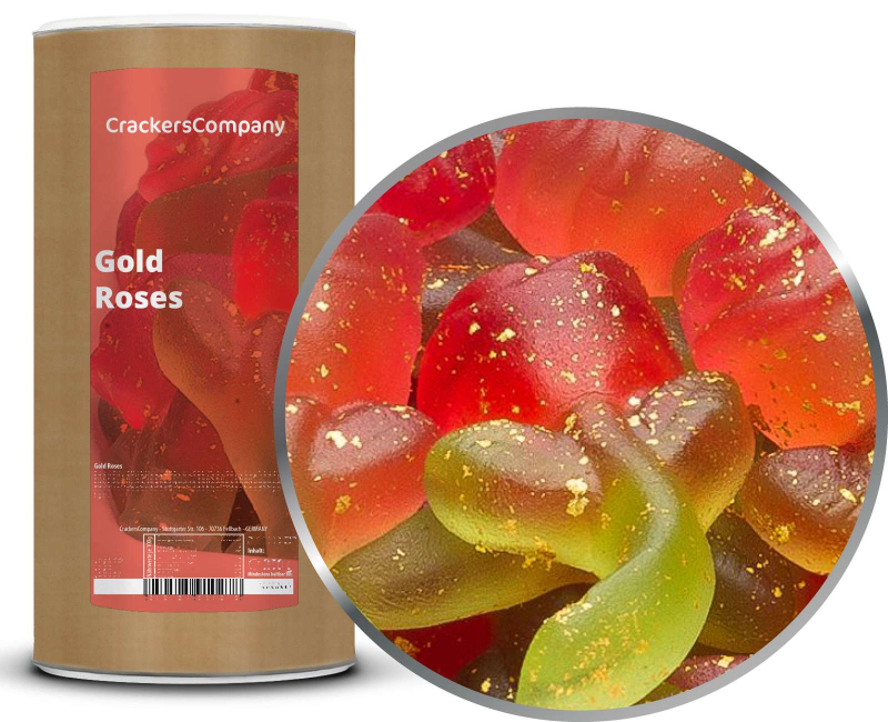 GOLD ROSES Membrandose groß 1,05kg – Membrandose groß