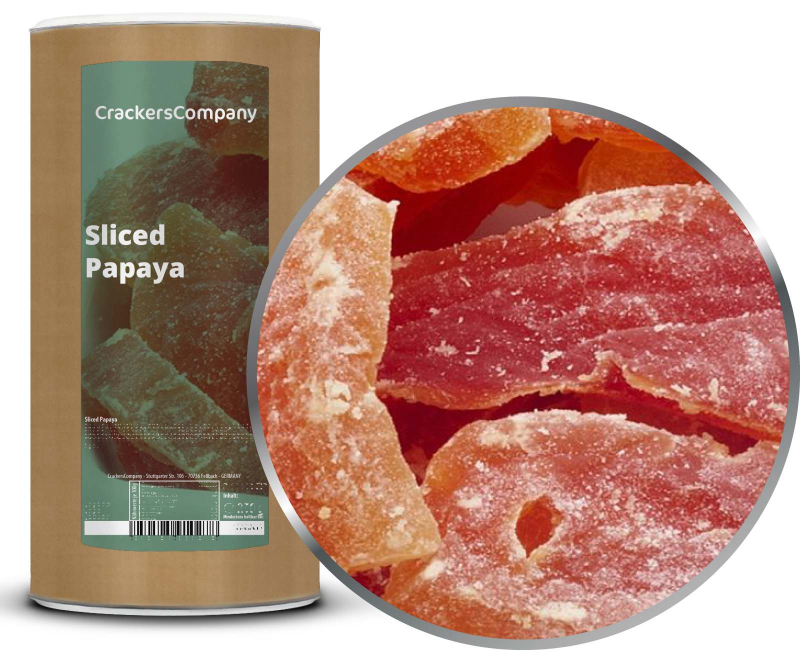 SILCED PAPAYA composite can large 600g – Large composite tin